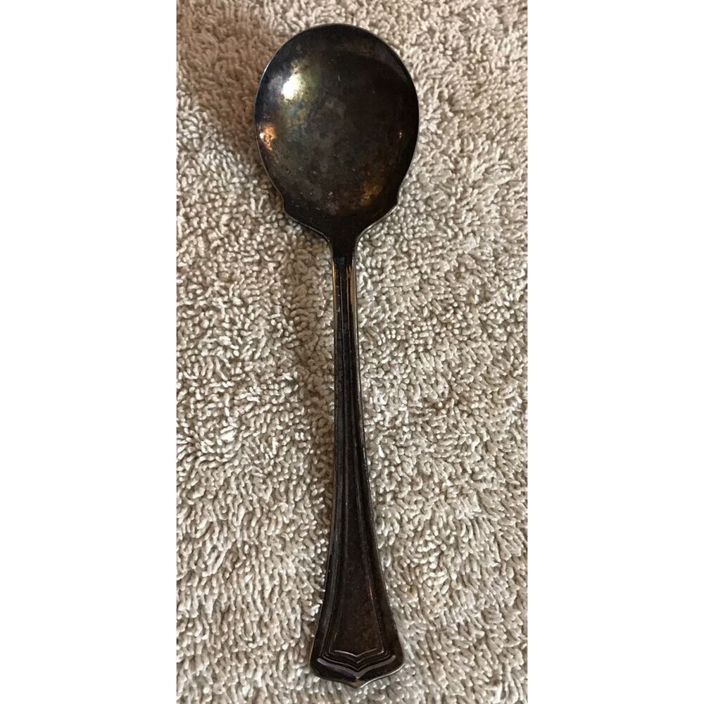 Vintage Wm A Rogers A1 Silver Plating Sugar Serving Spoon Antique 1881 #30.15